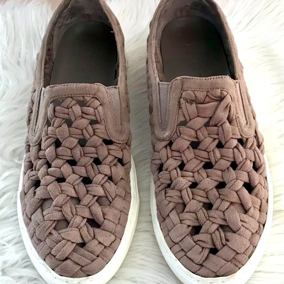 1.State Delfin Braided Slip On Comfort Sneakers Taupe Sz 8.5 - Picture 4 of 6